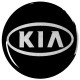 Emblematy na kołpaki KIA, silikonowe 3D (zamienniki)
